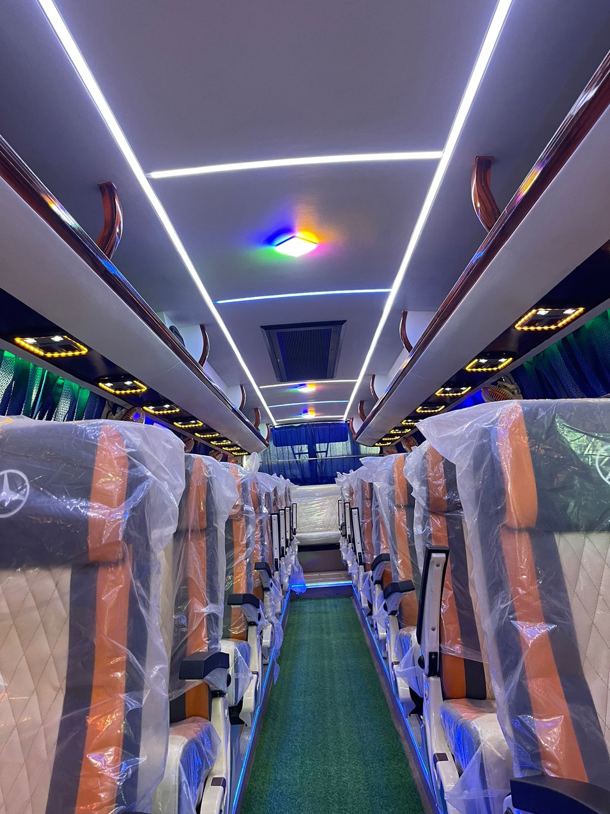 Tata AC Coach 45 Seater Interior