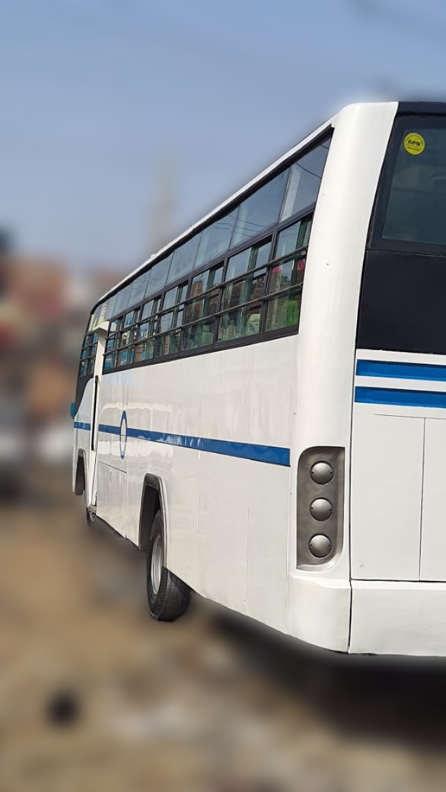 Tata Bus 45 Seater Side View